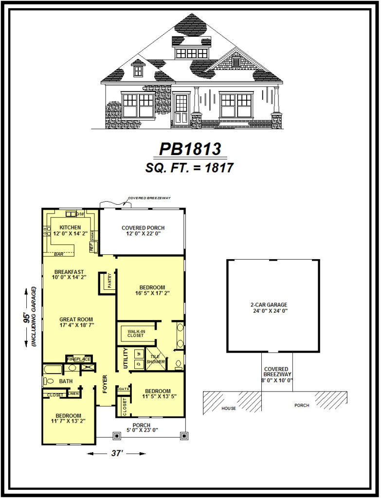 picture of house plan #PB1813