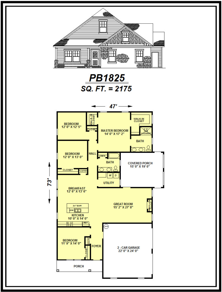 picture of house plan #PB1825