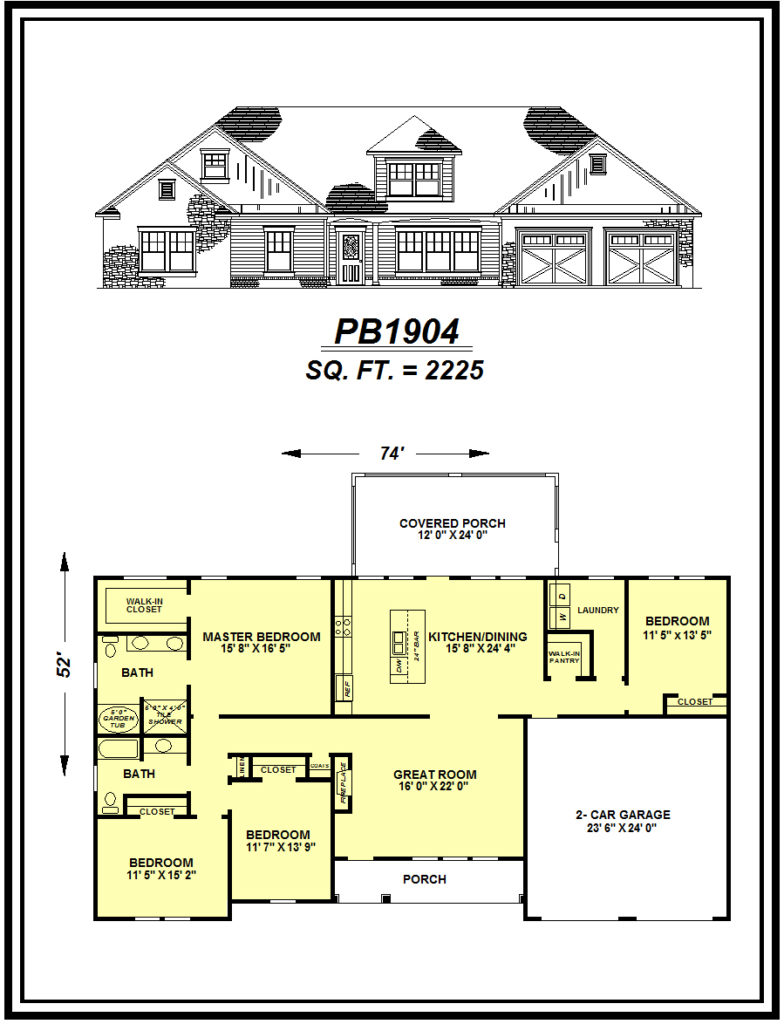 picture of house plan #PB1904