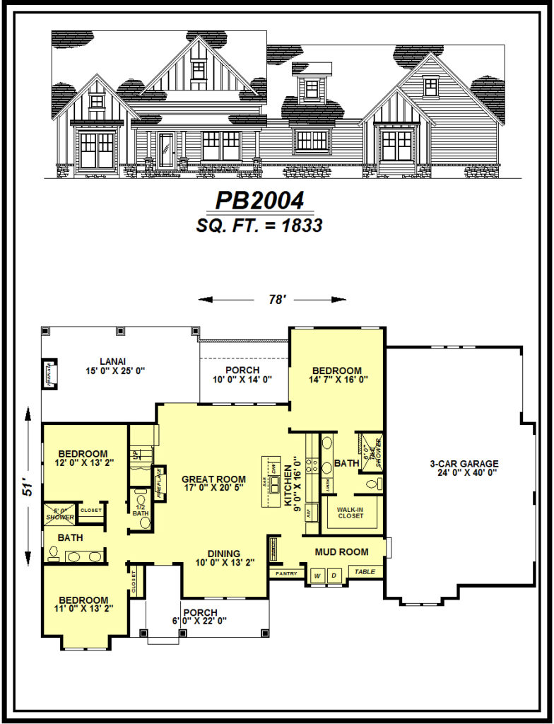 picture of house plan #PB2004