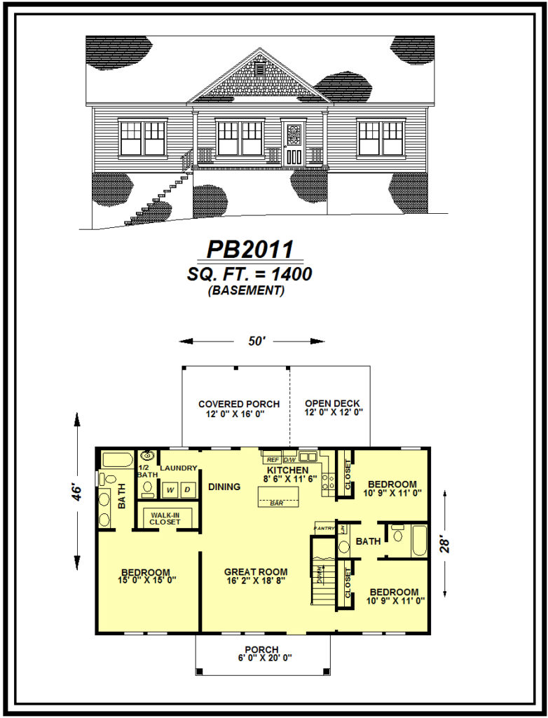picture of house plan #PB2011