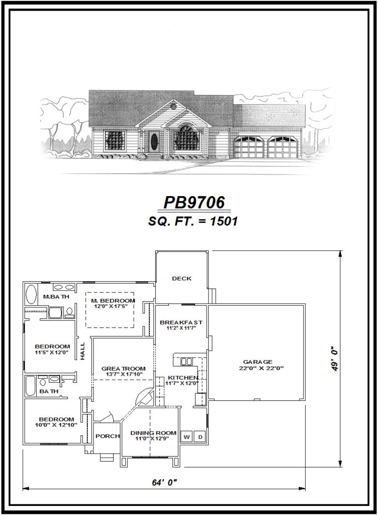 picture of house plan #PB9706