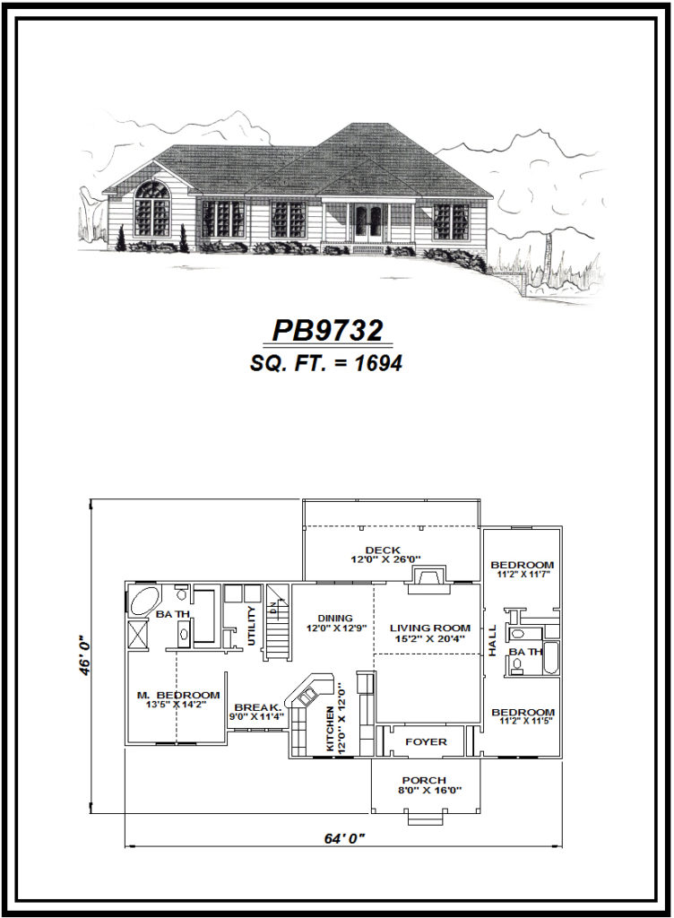 picture of house plan #PB9732