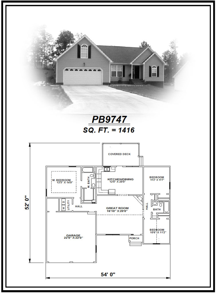 picture of house plan #PB9747