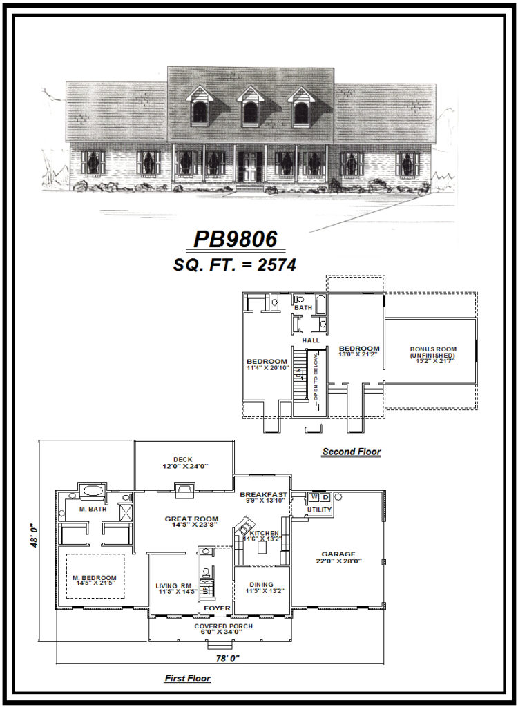 picture of house plan #PB9806