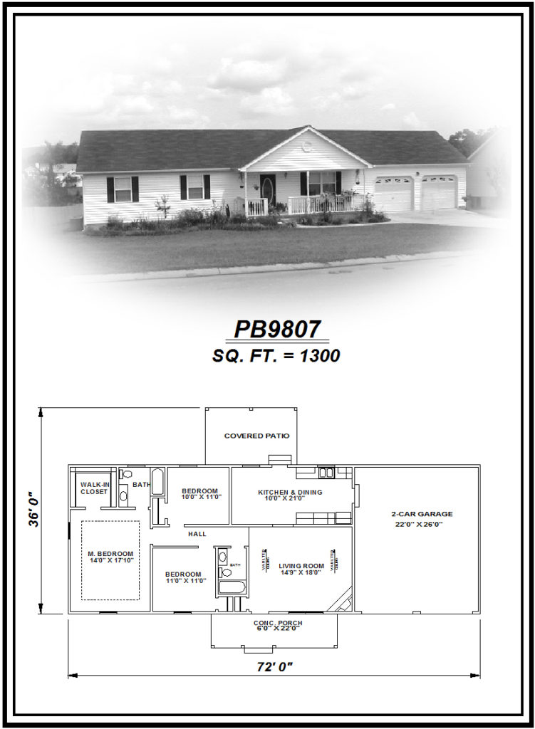 picture of house plan #PB9807