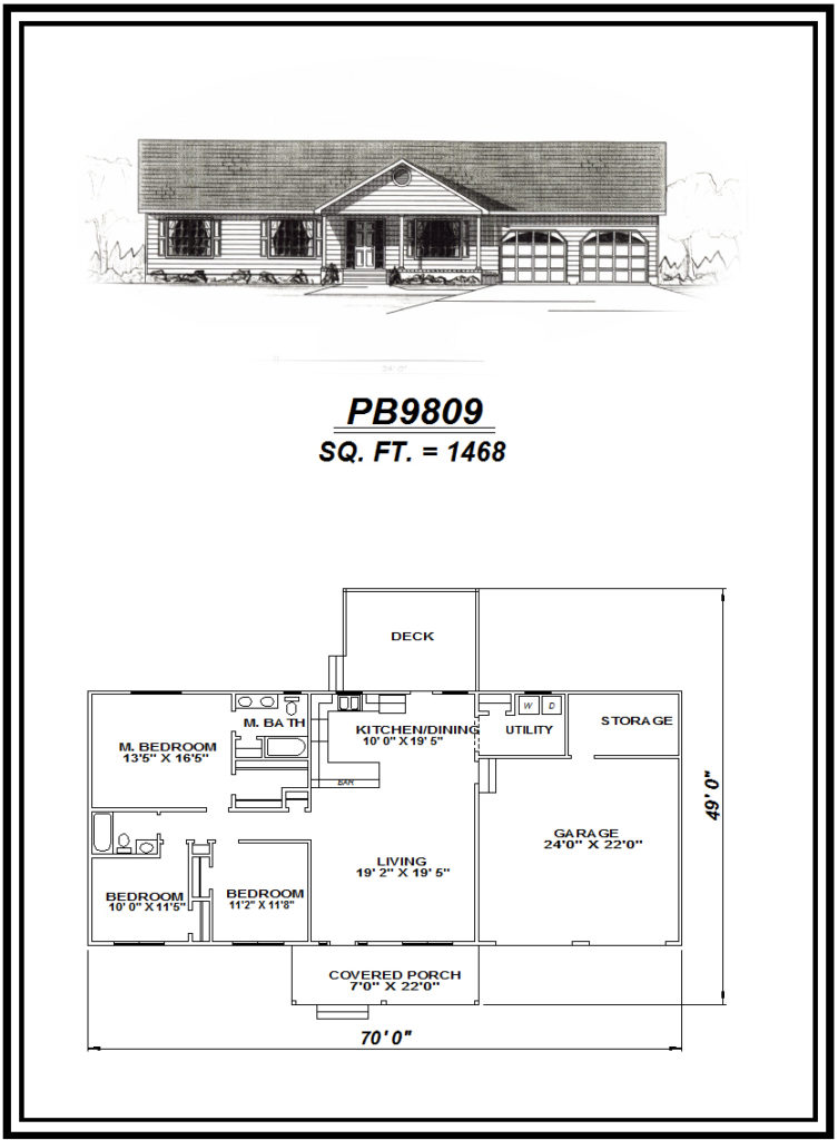 picture of house plan #PB9809