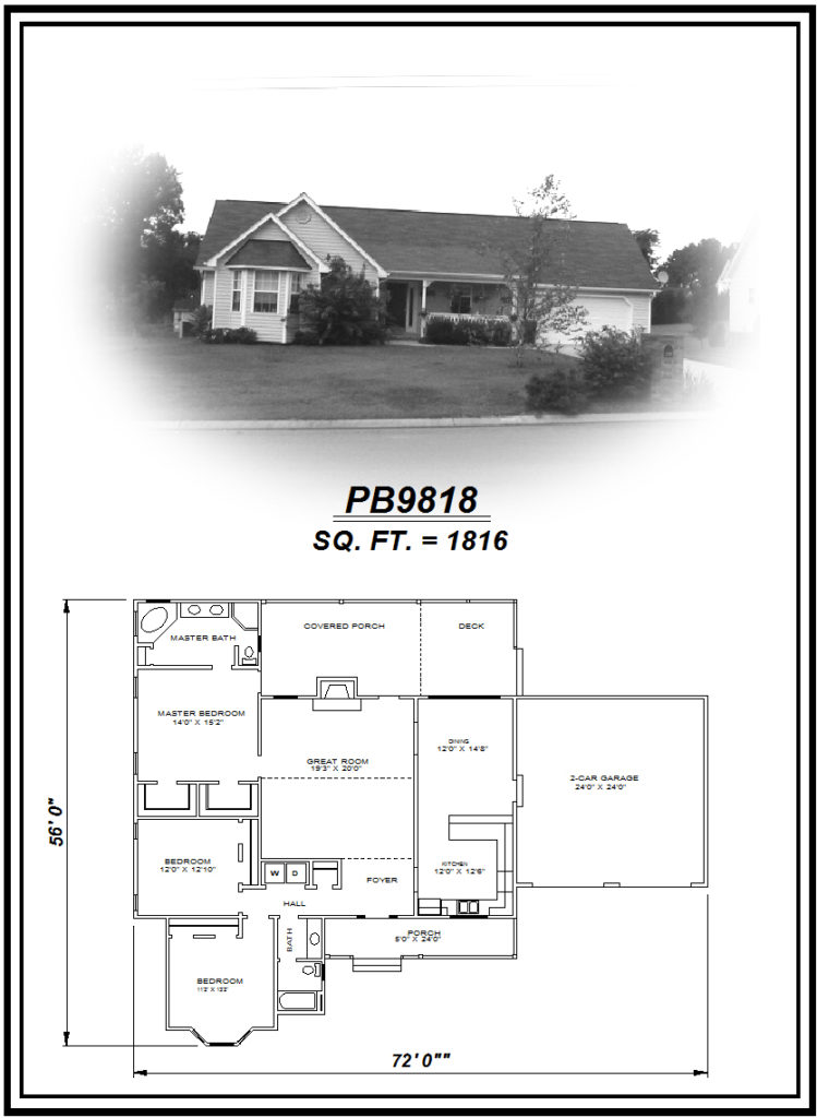 picture of house plan #PB9818
