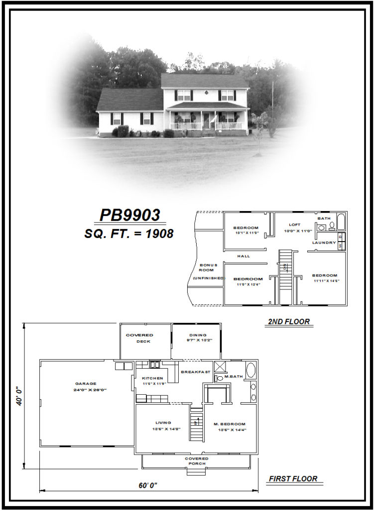picture of house plan #PB9903