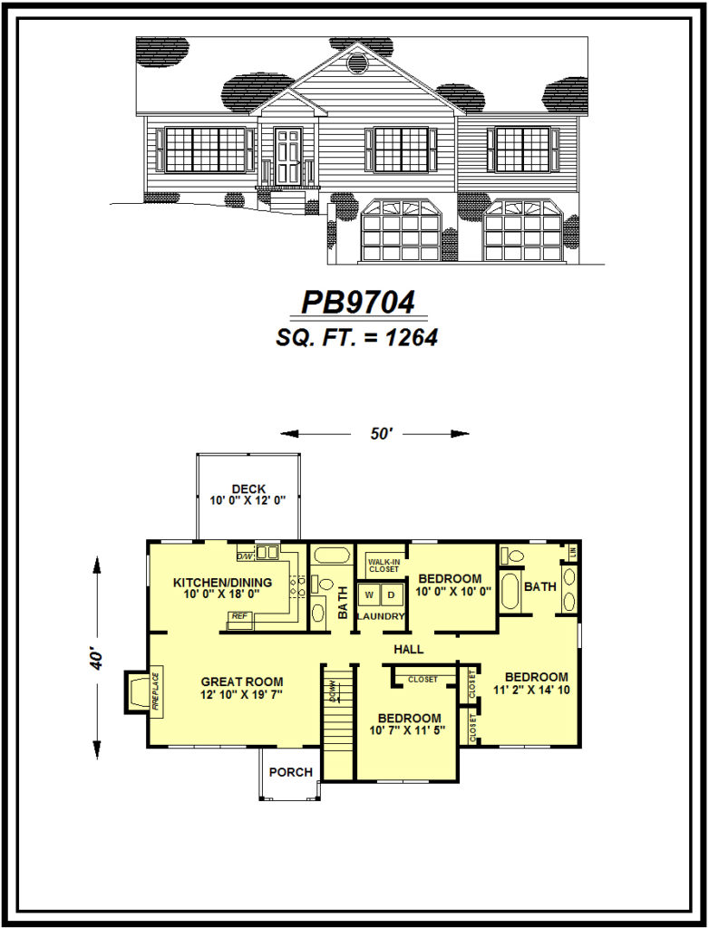picture of house plan #PB9704