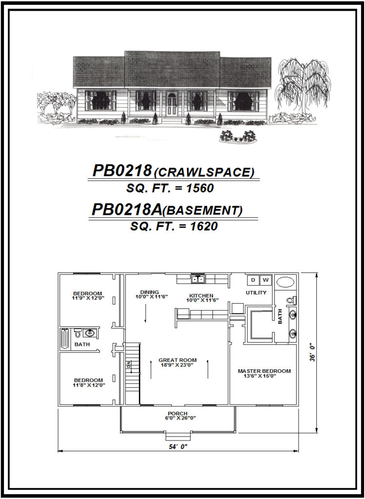 picture of house plan #PB0218A