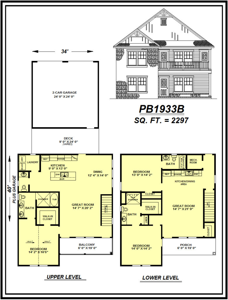 picture of house plan #PB1933B