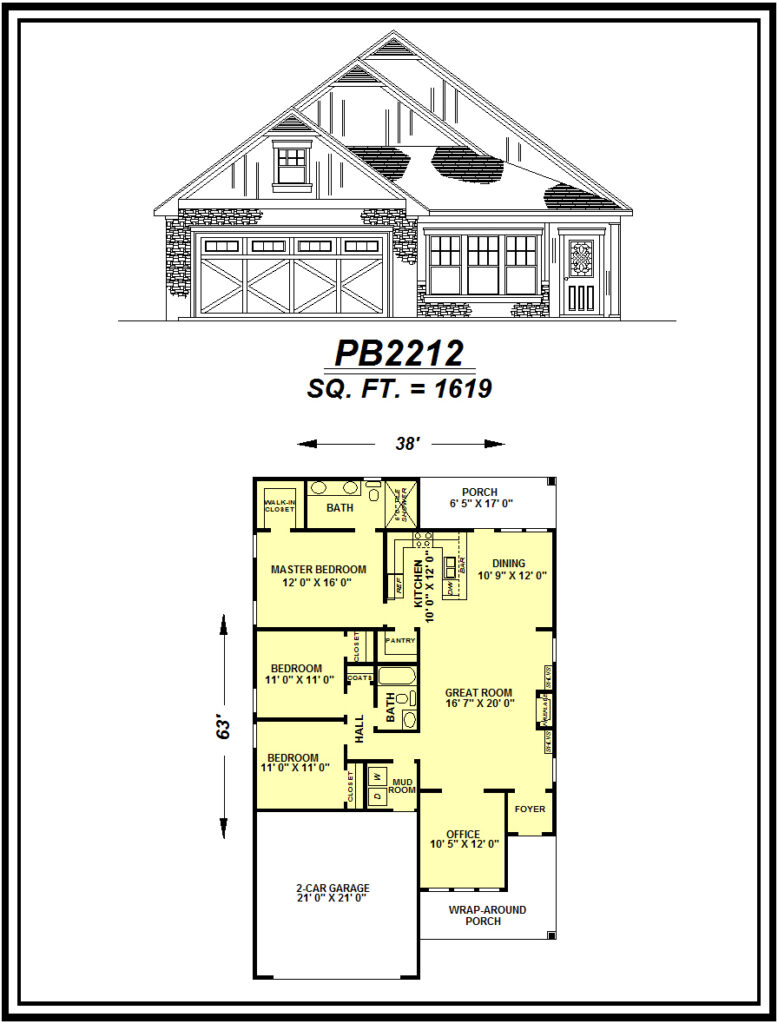 picture of house plan #PB2212